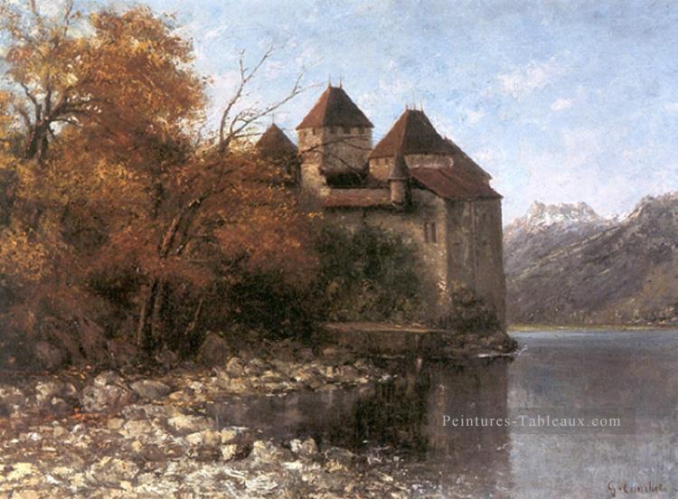 Château de Chillon Réaliste peintre Gustave Courbet Peintures à l'huile